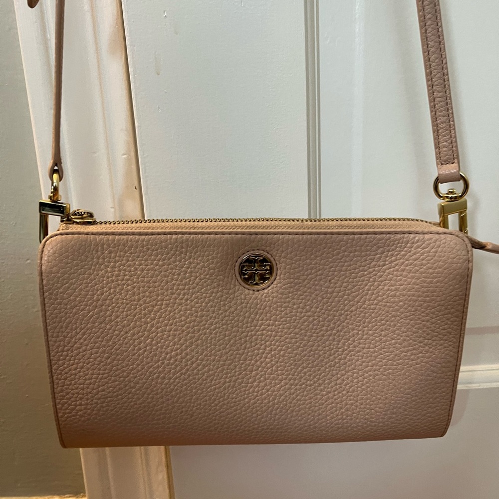 Tory Burch Cross Body Bag, pale pink